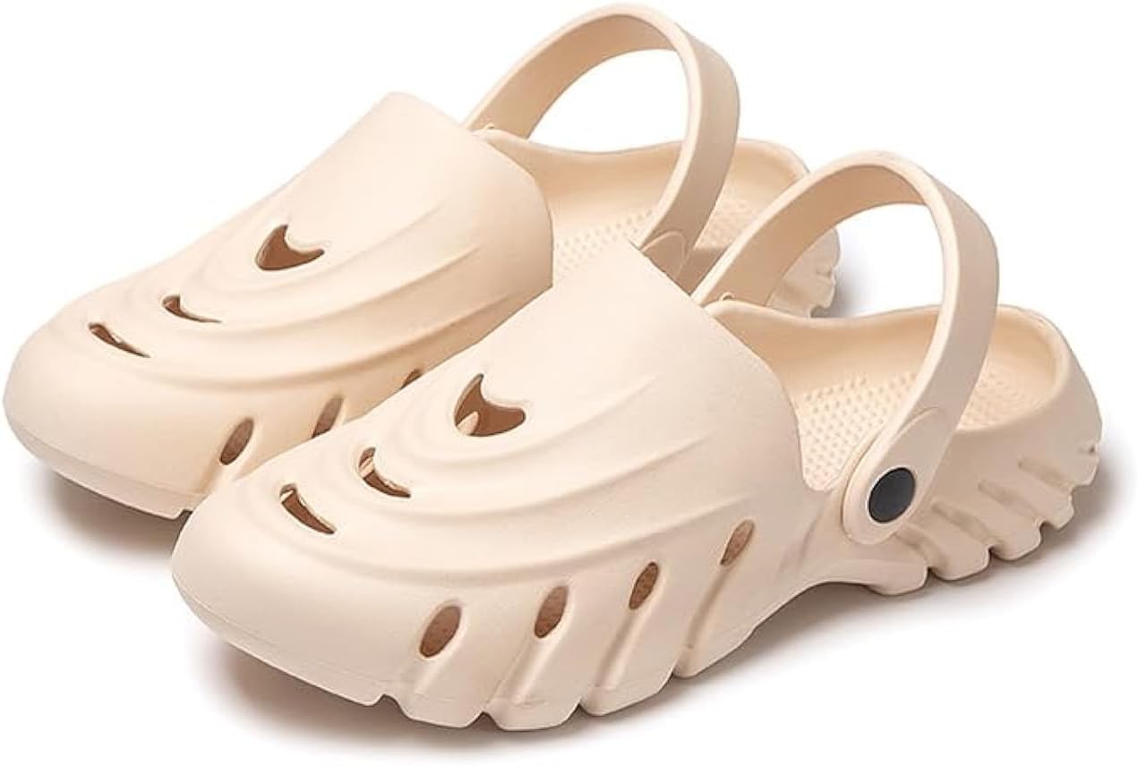 

YSMCBXMS Универсальные повседневные сабо из ЭВА для взрослых, летние садовые сабо, легкие и удобные сандалии для дома и улицы, пляжная обувь, домашние тапочки Proptmina, абрикосовый