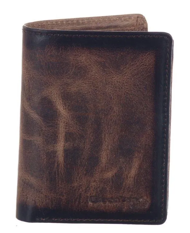 

Кошелек GreenLand Nature "MASCU & LINE" с технологией RFID, коричневый