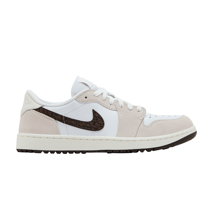 

Бутсы Air Jordan Air Jordan 1 Low Golf 'Light Orewood Elephant', белый