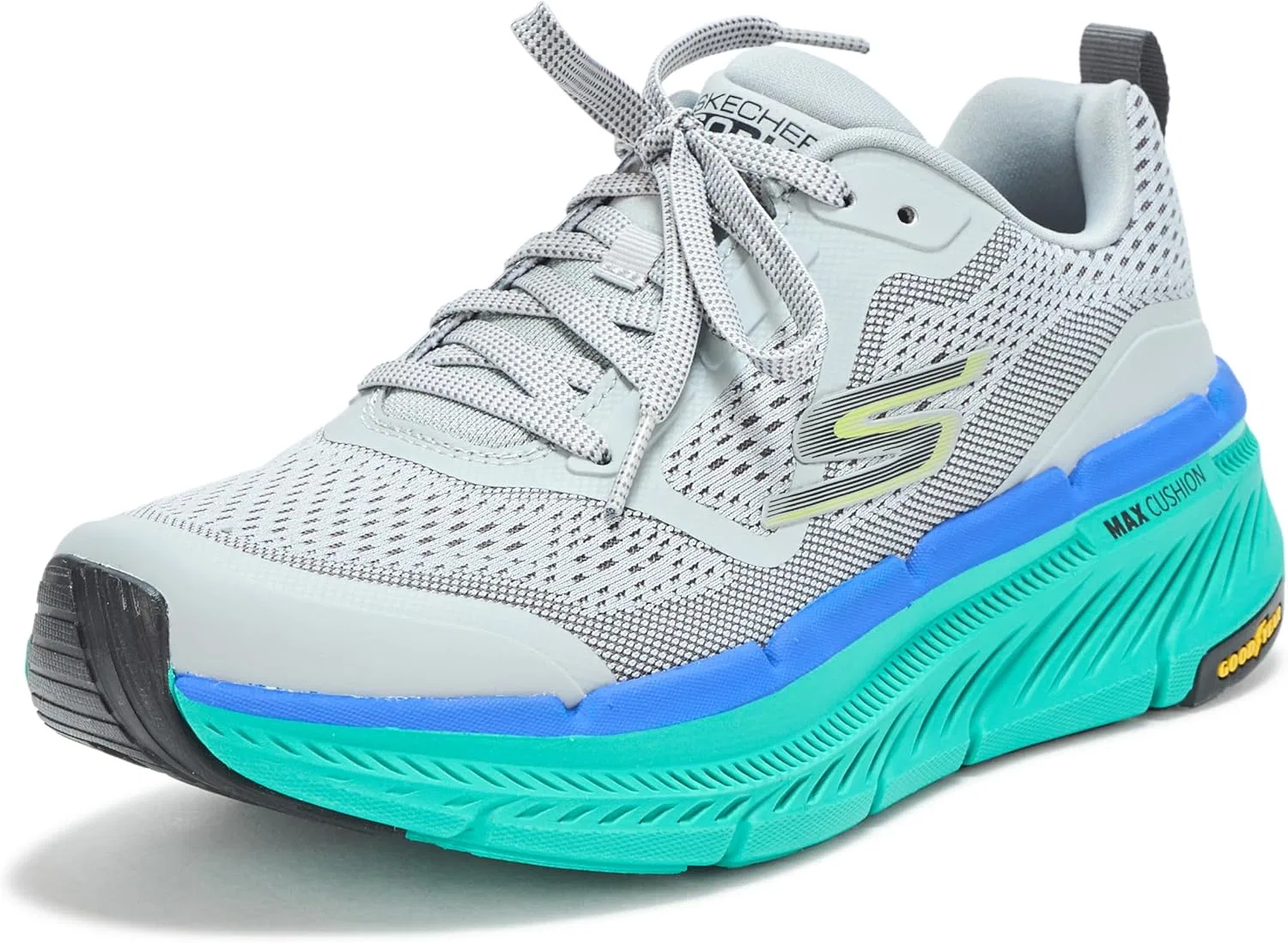 Мужские беговые кроссовки Skechers Max Cushioning Premier Vantage 2.0, Grey Multi-Coloured