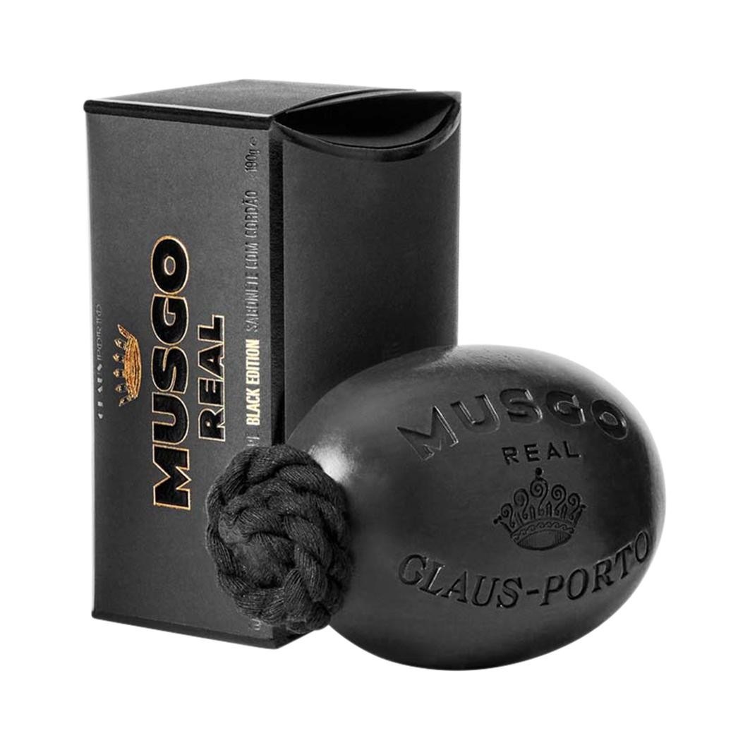 

Мыло для тела black edition soap on a rope Claus Porto, вес 190 гр.