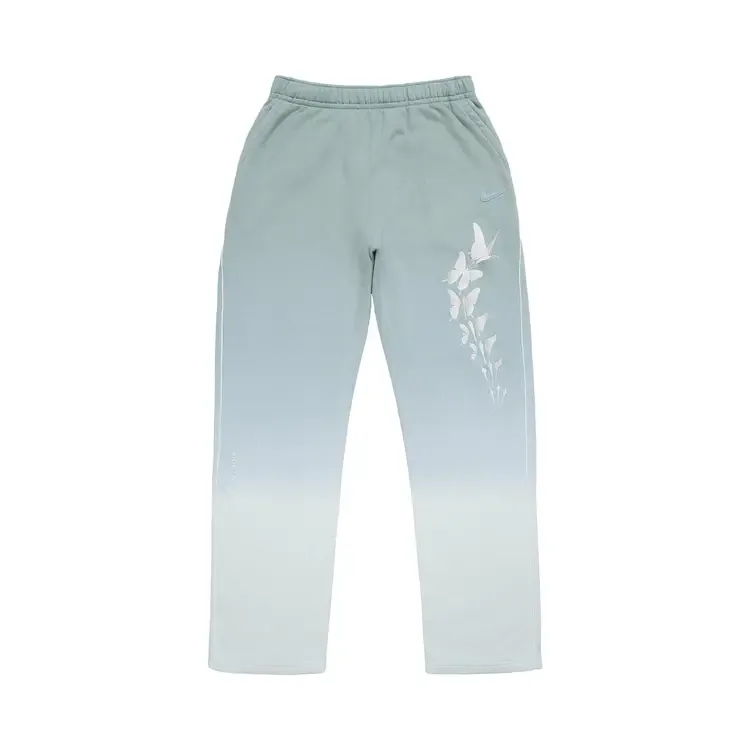 Спортивные штаны с открытой кромкой Nike NOCTA Fleece CS, цвет «Минерал», синий