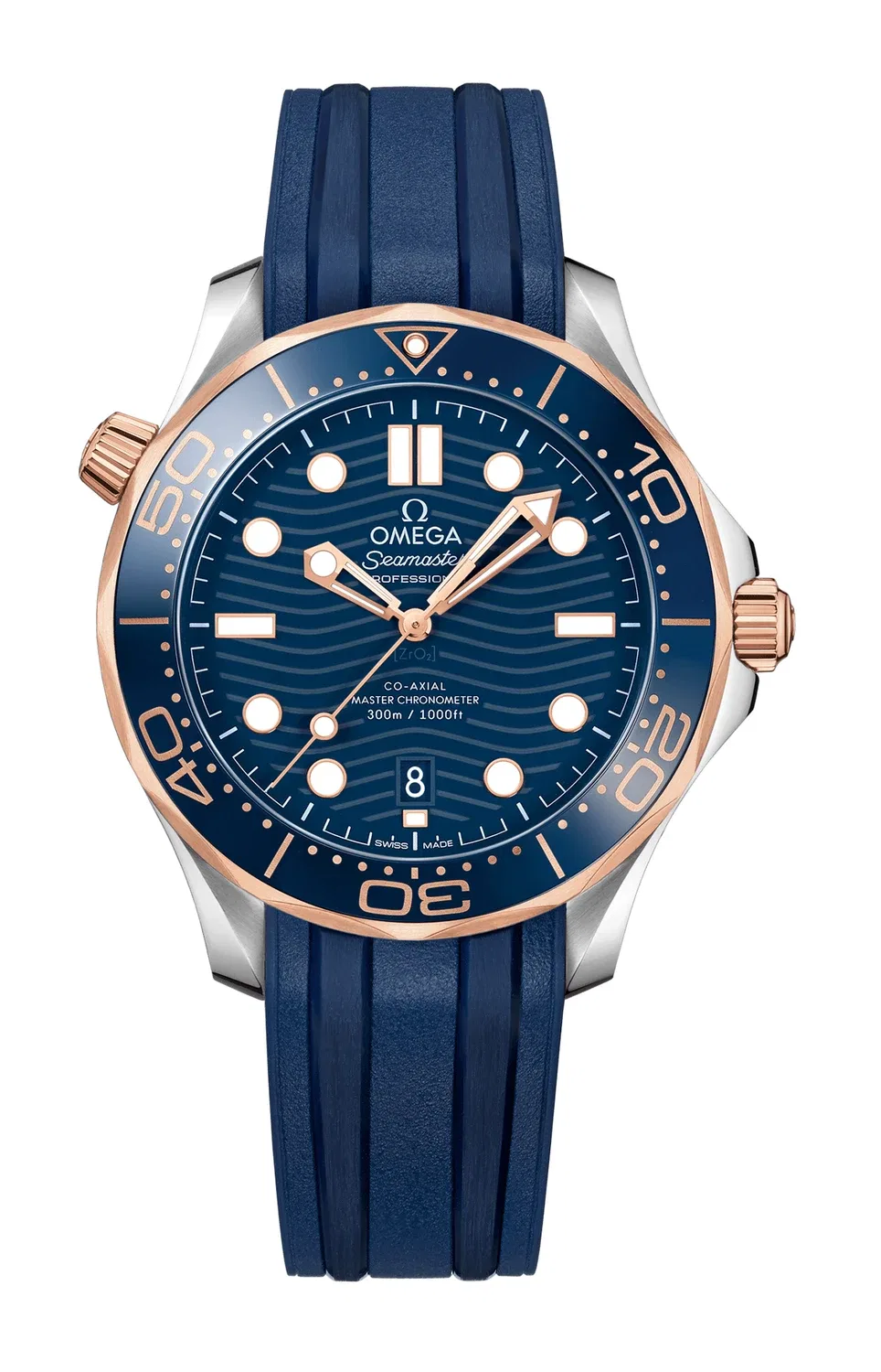 DIVER 300M OMEGA CO-AXIAL MASTER CHRONOMETER - 210.22.42.20.03.002, черный