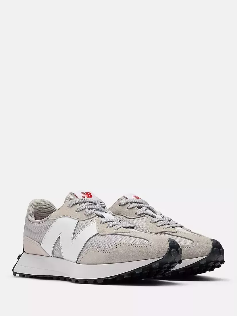 Кроссовки для бега в стиле ретро 327, светло-серые New Balance — фото 3
