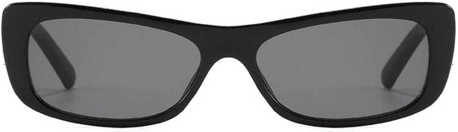 

Маленькие солнцезащитные очки «кошачий глаз» для женщин, ретро-солнцезащитные очки прямоугольной формы, модные очки для лета, отдыха на природе и путешествий mincl, Black