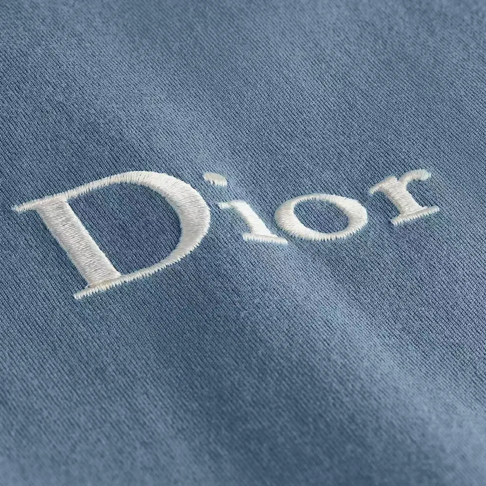 Футболка мужская light blue с круглым вырезом DIOR — фото 3