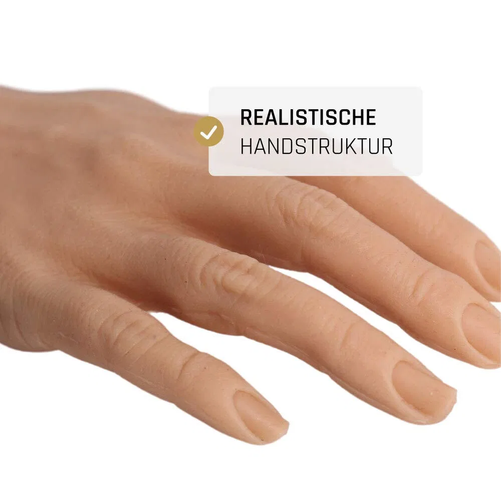Подвижная силиконовая рука для тренировки дизайна ногтей от Lynis-Nailshop.de ‎Lynis Nailshop — фото 3