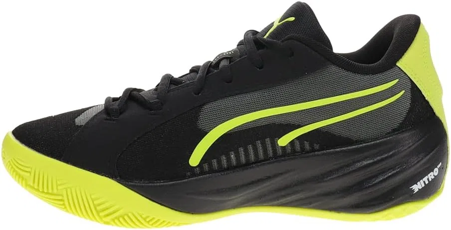 Мужские кроссовки Puma All-Pro Nitro Skybreak, черный/светло-зеленый — фото 3