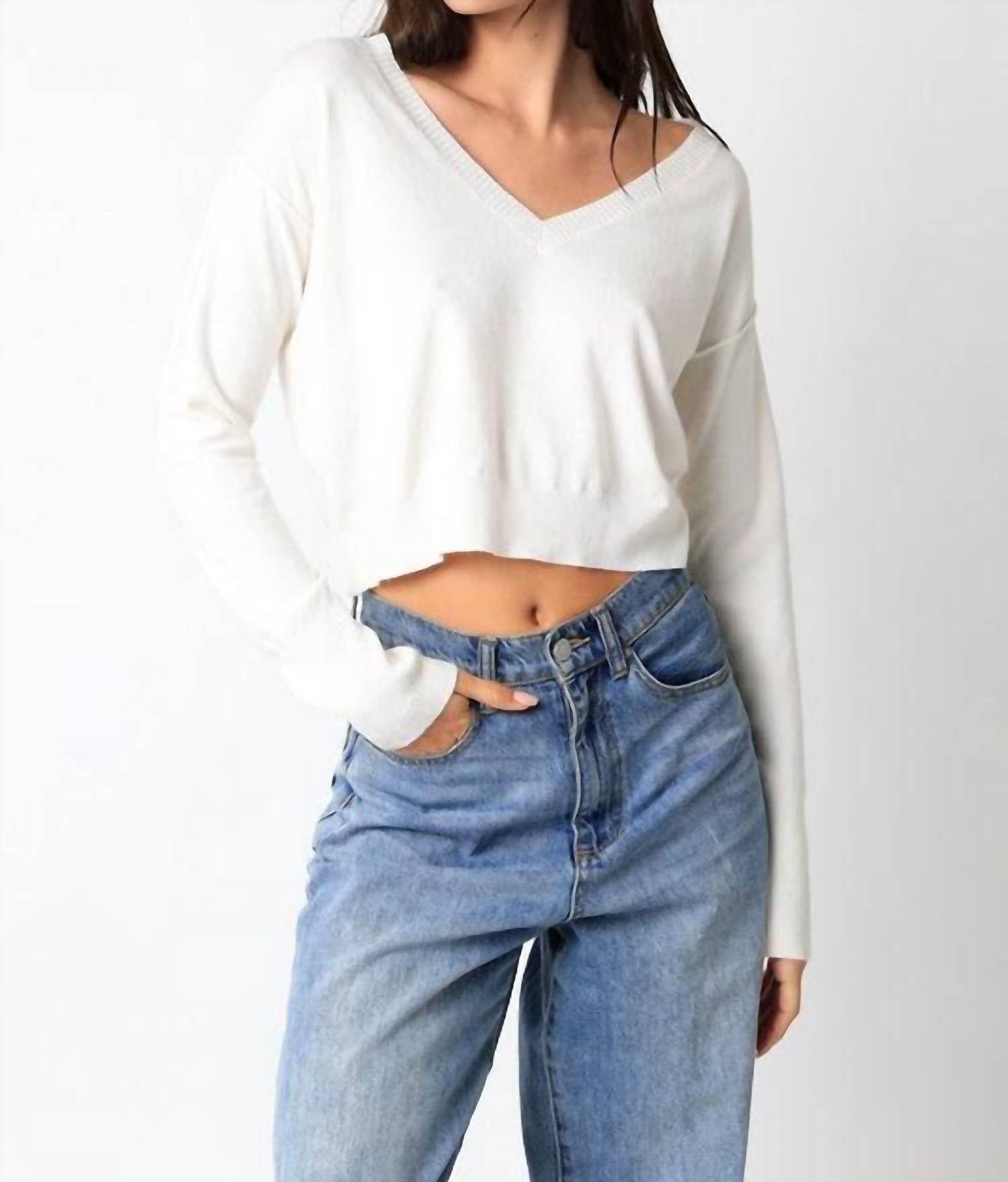 

Свитер Loren в цвете Off White OLIVACEOUS