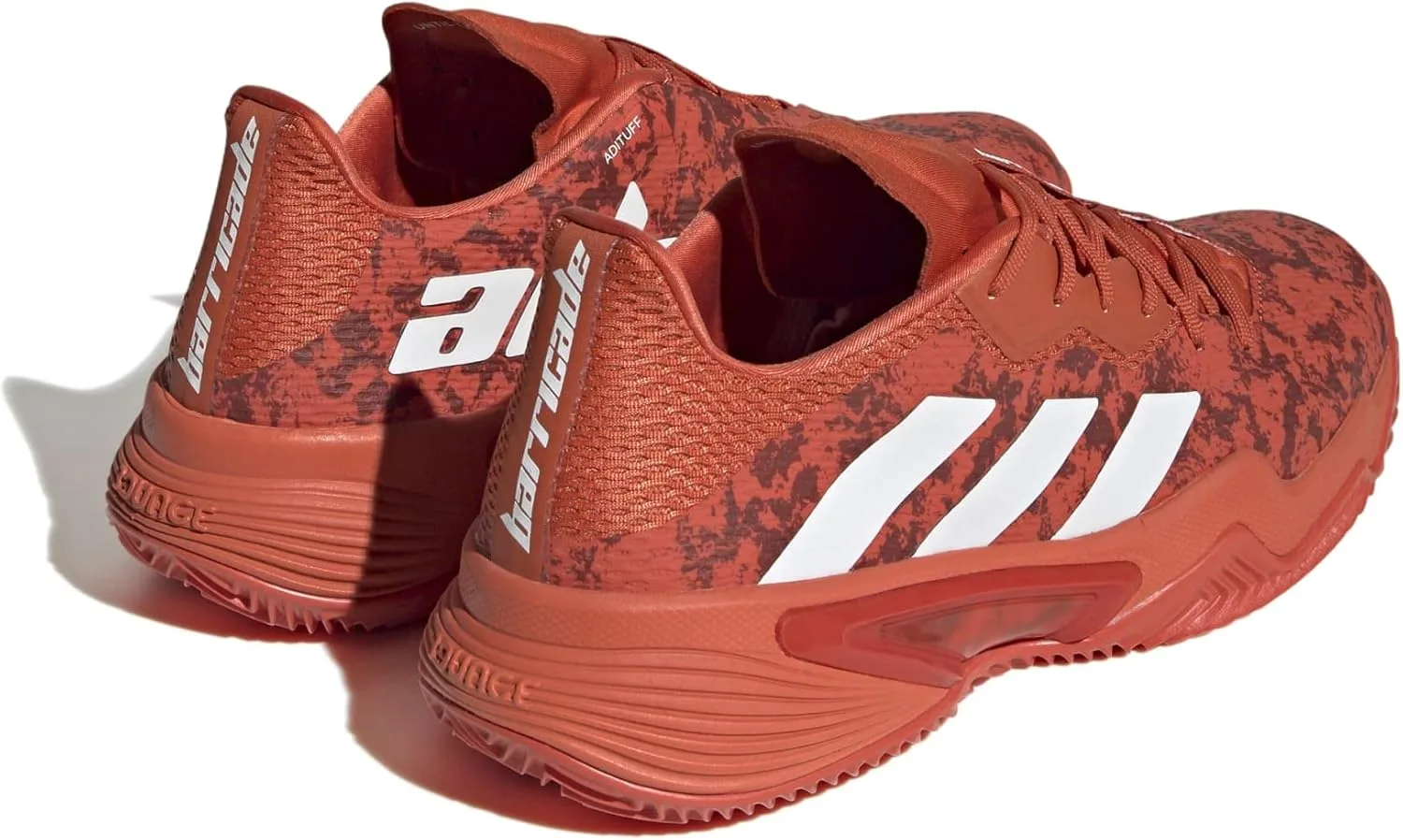 Мужские низкие бутсы Barricade M Clay (не для футбола) adidas, белый — фото 3