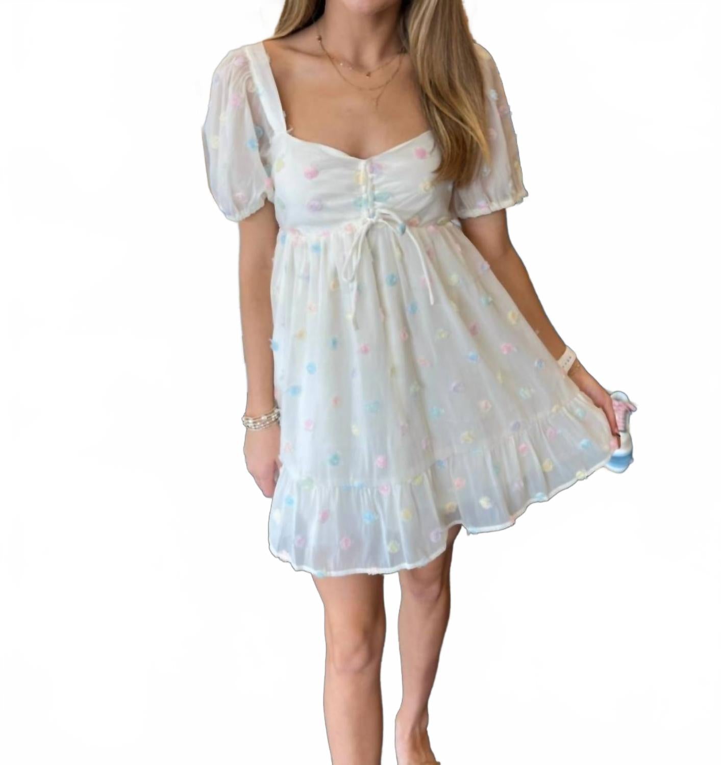 

Платье Posey цвета слоновой кости Peach Love