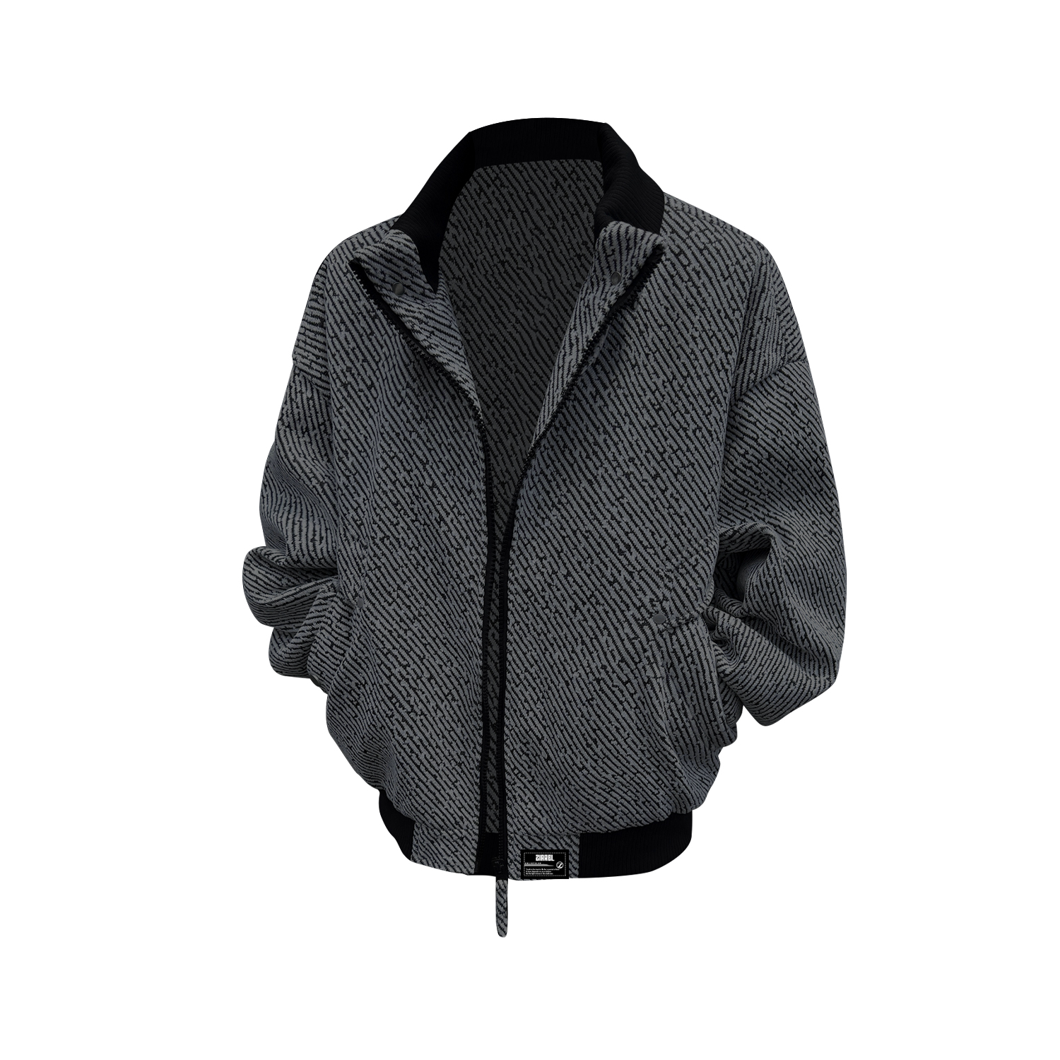 

Куртка Unisex Baseball Collar Moderate ZIAREL, темно-серый