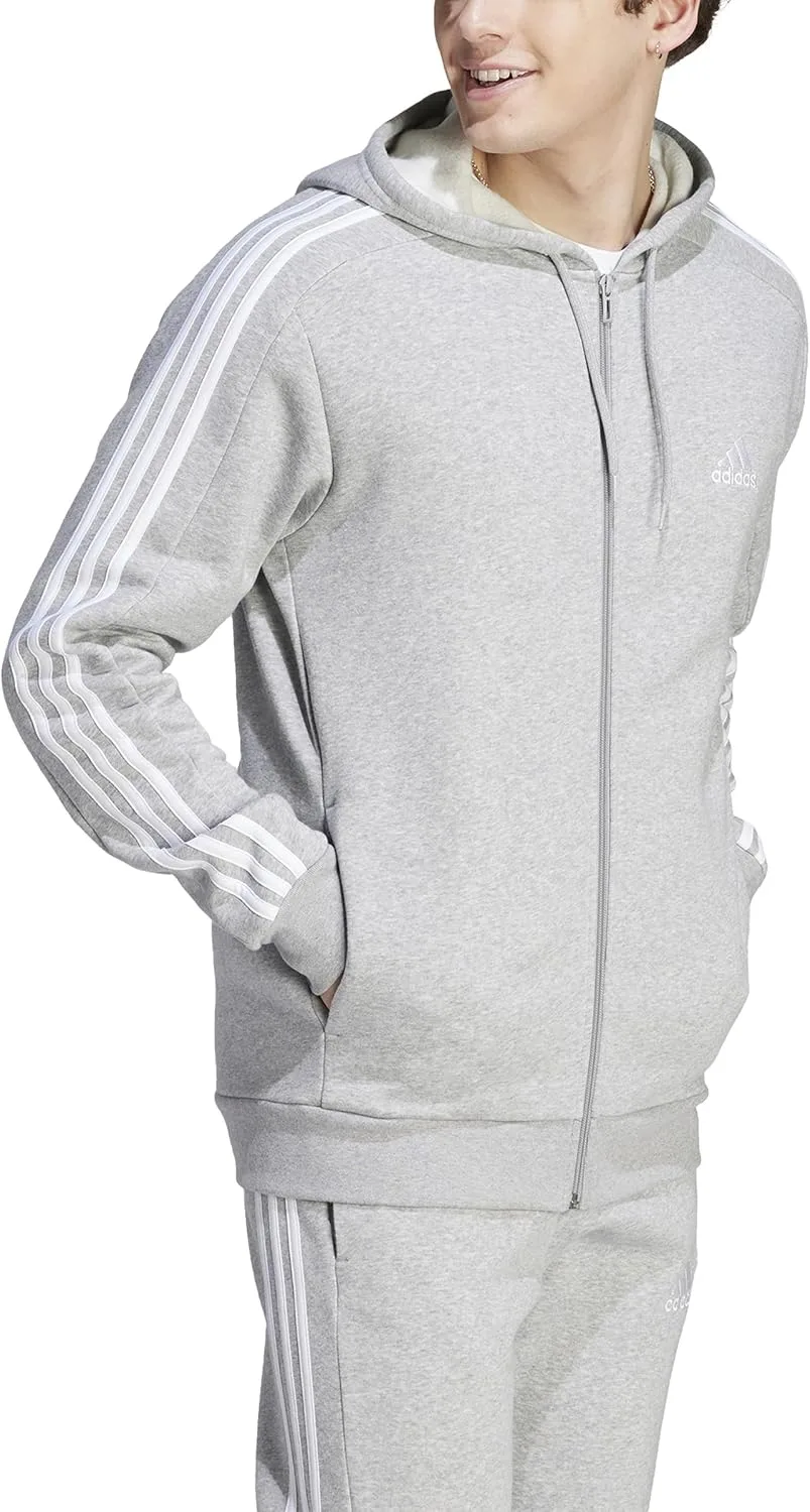 Толстовка adidas Essentials с капюшоном и молнией — фото 3