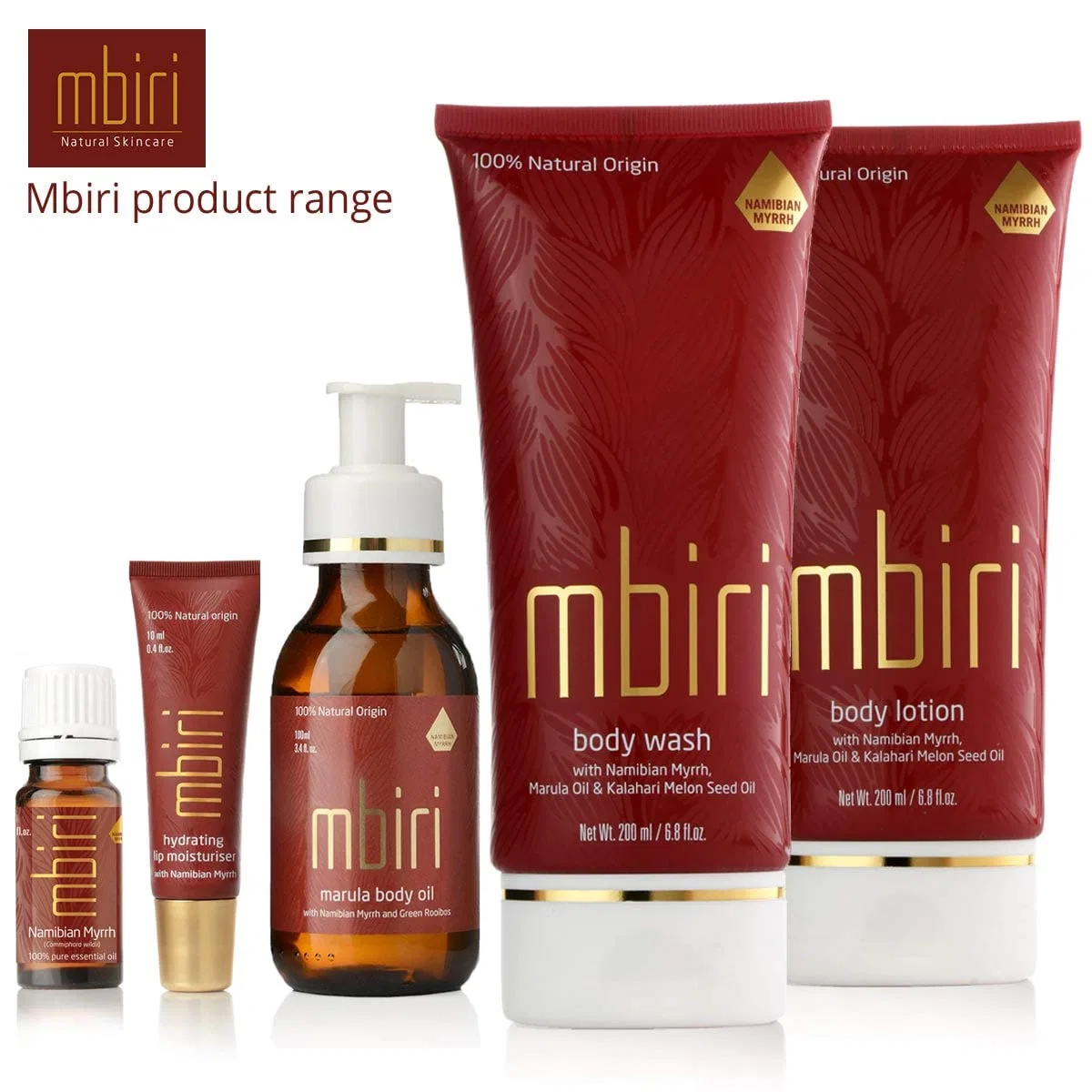 Натуральный гель для душа «Mbiri Shower Gel» с маслом марулы ‎Mbiri Natural Skincare — фото 4