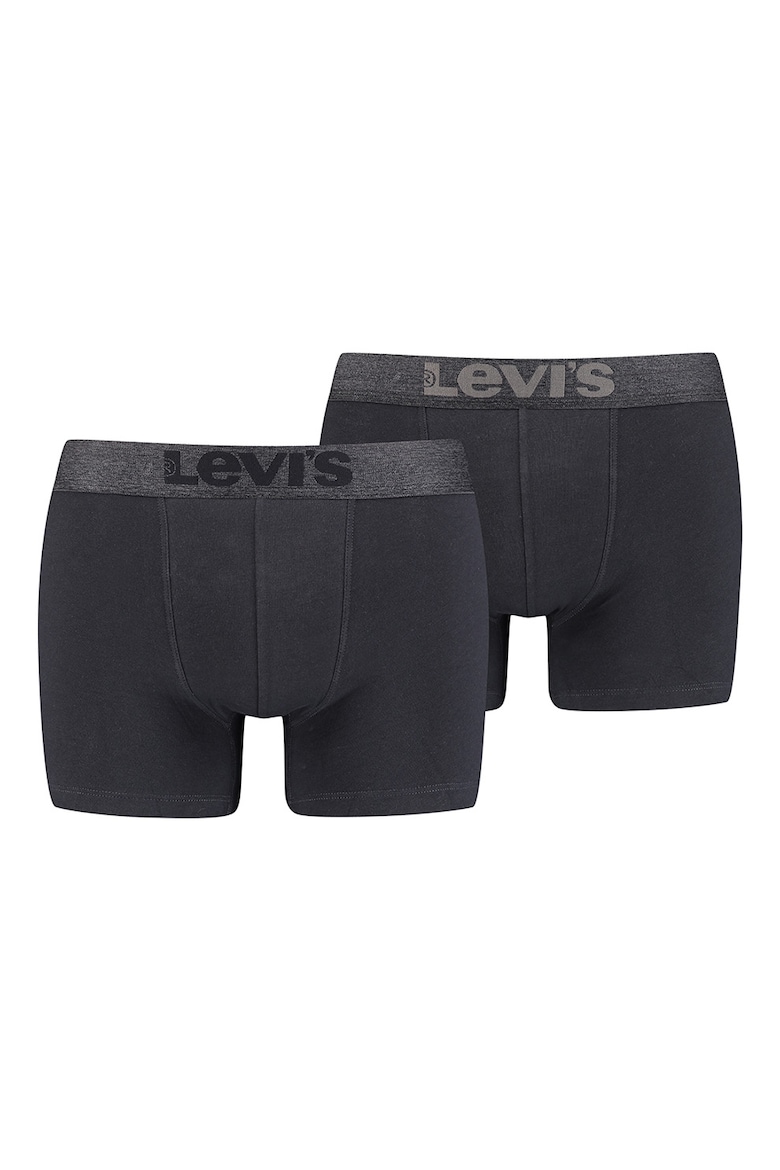 

Боксеры с логотипом - 2 пары Levi'S, черный