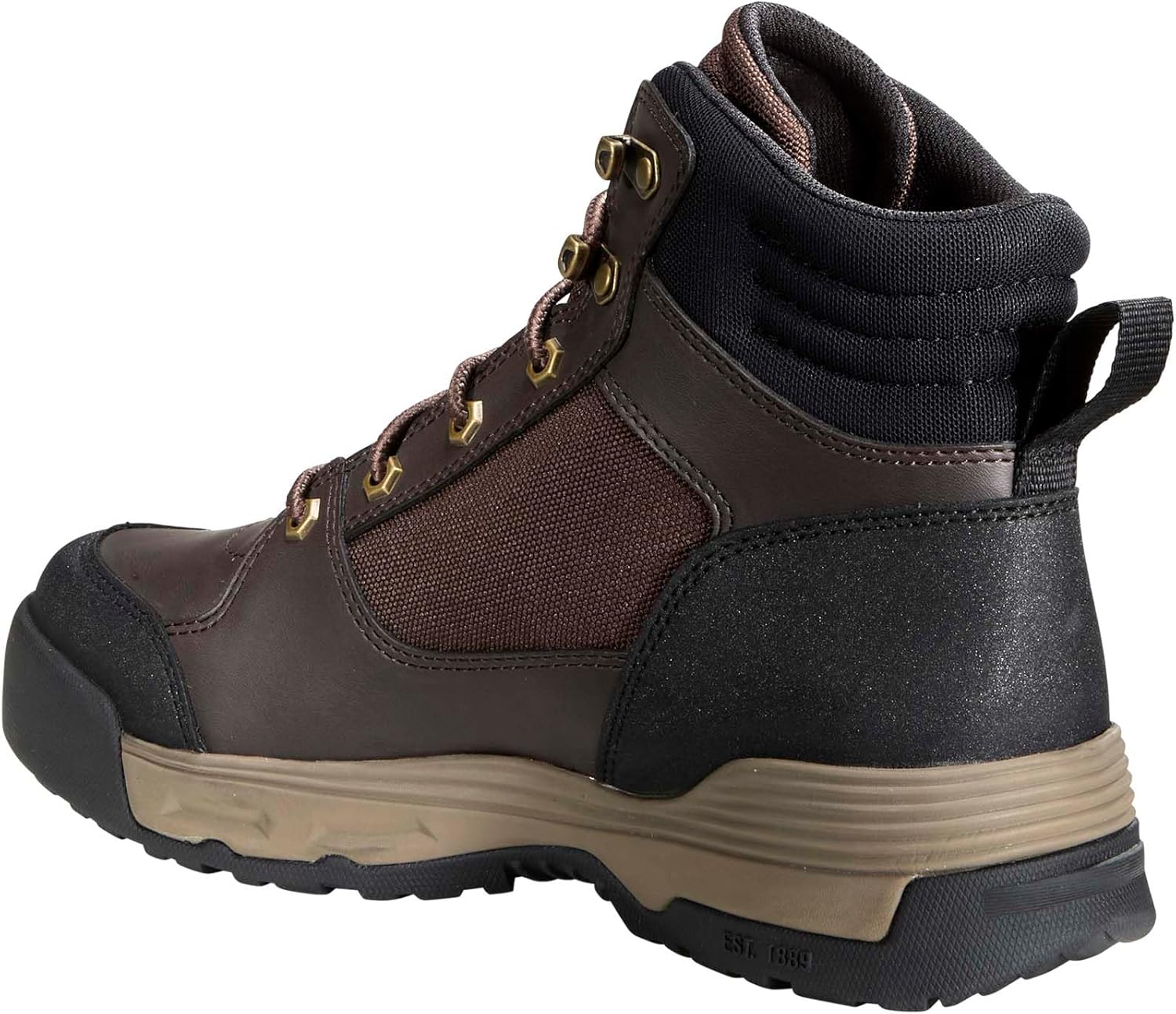 Carhartt мужские рабочие ботинки Force Hd 6" из кожи и ткани Industrial, Dark Brown — фото 2