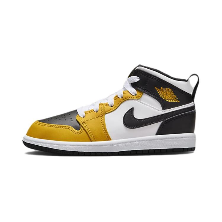 

Jordan Air Jordan 1 Детские баскетбольные кроссовки PS, Yellow