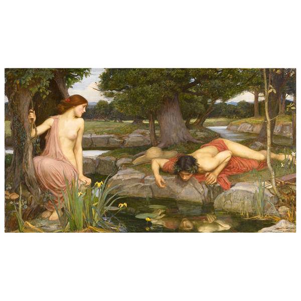 

Картина на холсте LegendArte Echo and Narcissus, многоцветный