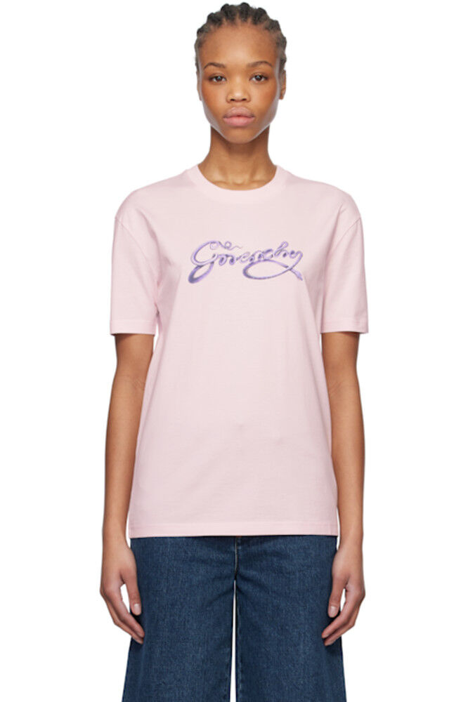 

Розовая футболка Regular Fit Givenchy