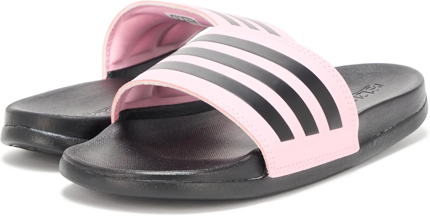Сандалии Adidas Unisex для взрослых Adilette Comfort, розовый/черный — фото 3