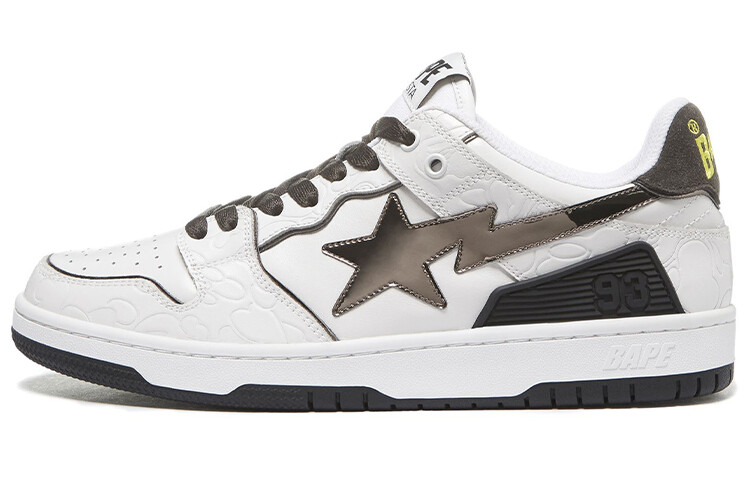 BAPE Bape SK8 Sta Белый Серебристый A Bathing Ape