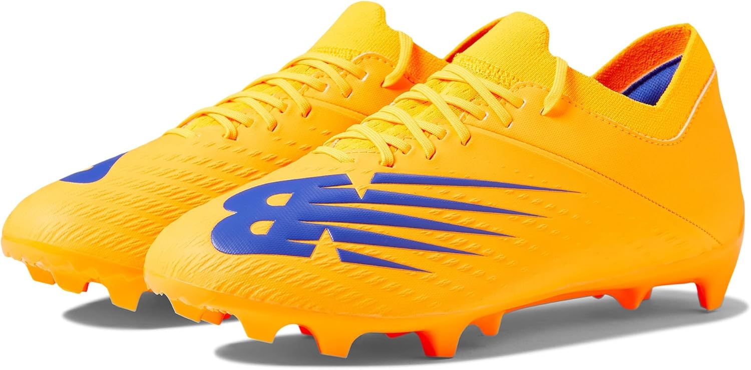 Футбольные бутсы New Balance Men's Furon V7 Dispatch FG, оранжевый — фото 2