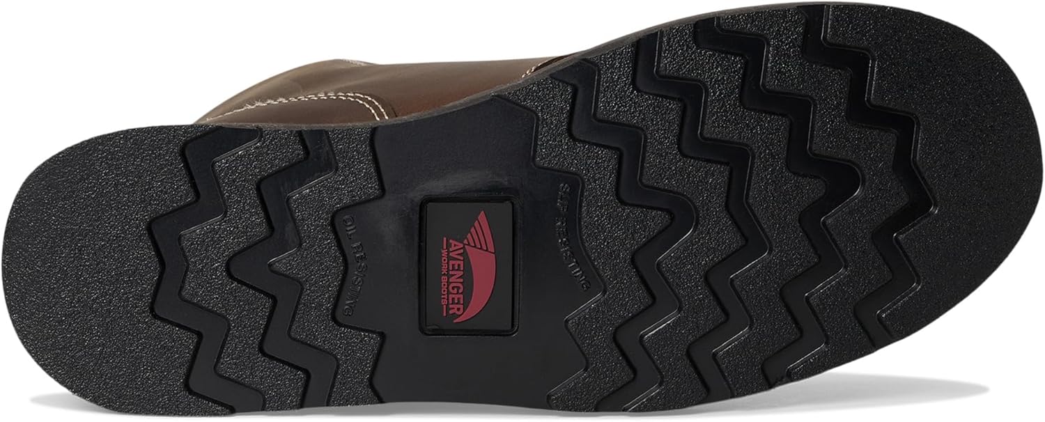 Мужские ботинки Avenger с высоким голенищем Avenger Work Boots, коричневый — фото 3