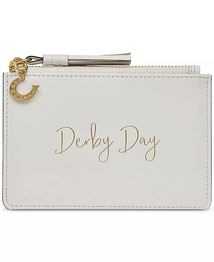 

Кожаный кошелек Kentucky Derby на молнии для монет Radley London, белый