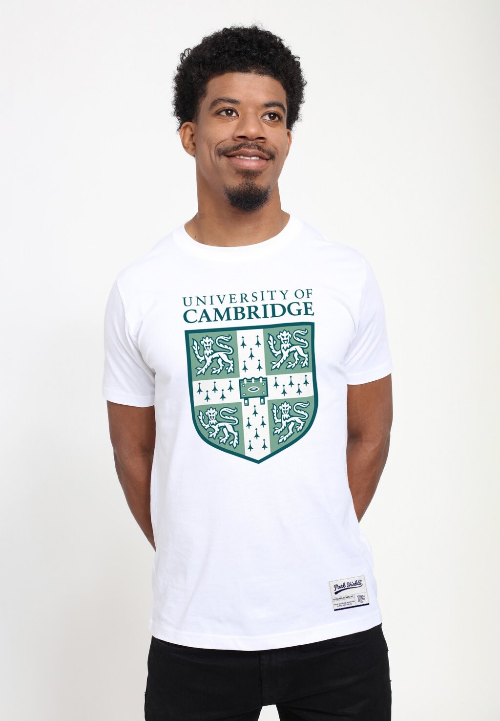 

Футболка с принтом PARK FIELDS UNIVERSITY OF CAMBRIDGE SHIELD Henry Tiger, белый