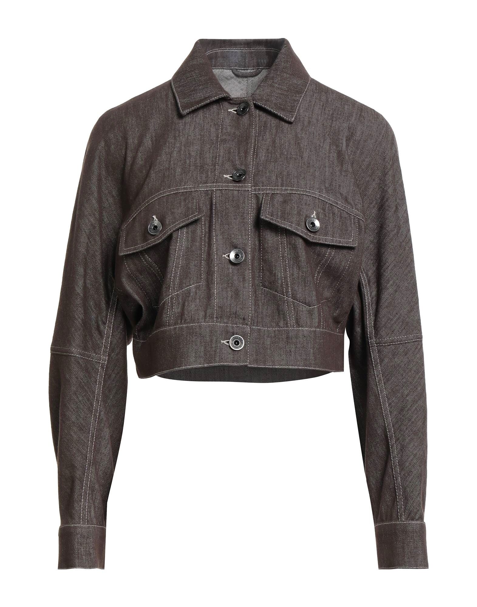 

Джинсовая куртка Brunello Cucinelli, темно-коричневый