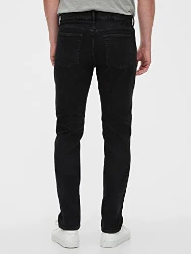 Джинсы Slim Taper Fit GAP, Washed Black — фото 2