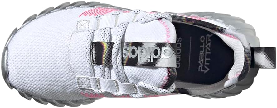 Детские кроссовки Adidas Kaptir Flow (унисекс), белый/розовый — фото 4