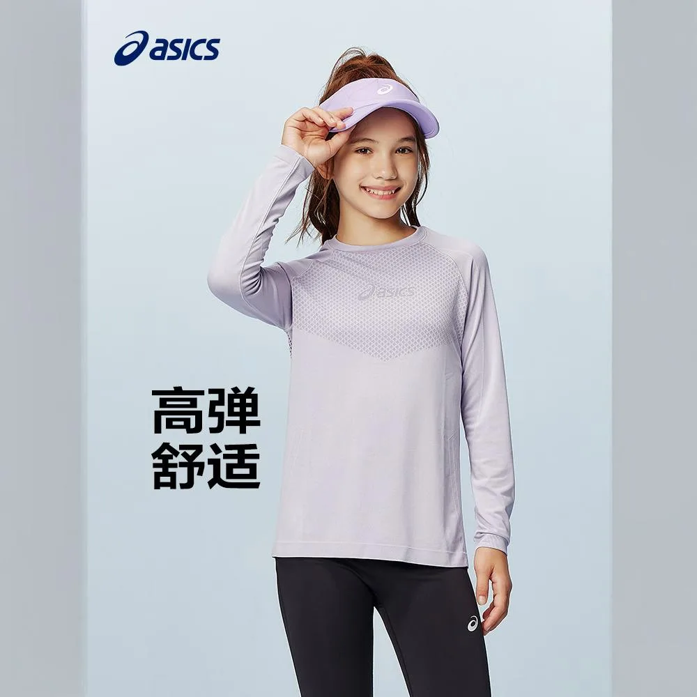 Футболка унисекс с круглым вырезом ASICS, фиолетовый — фото 3