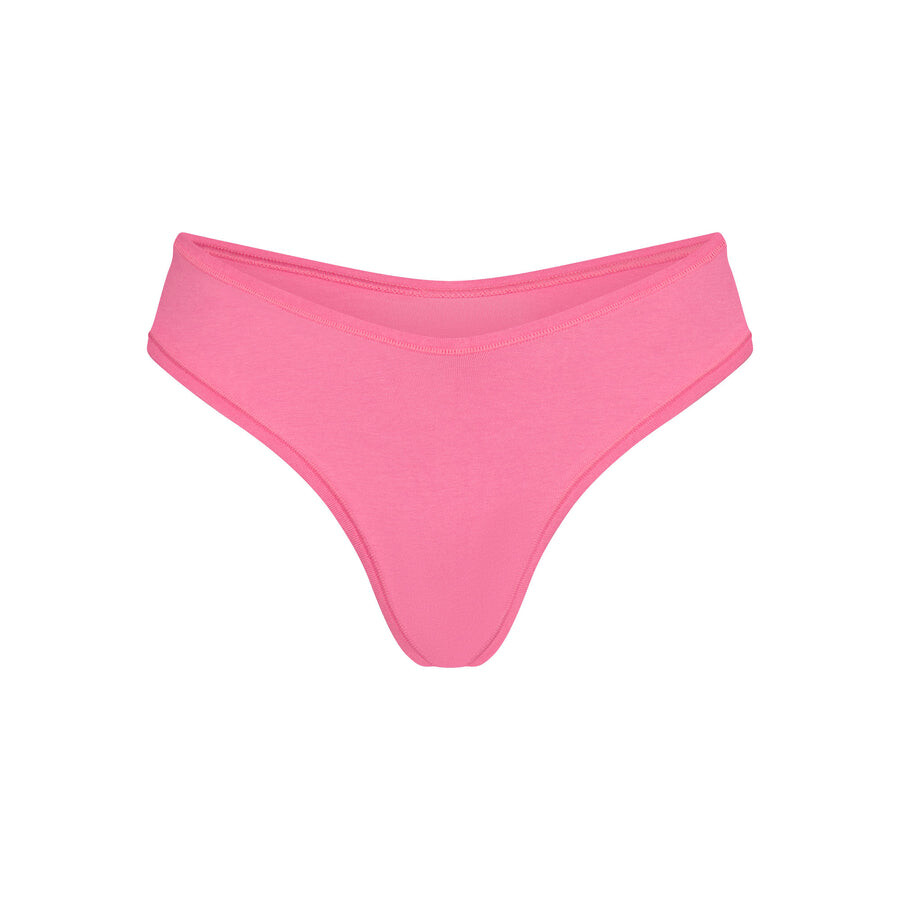 

Стринги с окучиванием SKIMS Cotton Jersey, цвет Sugar Pink
