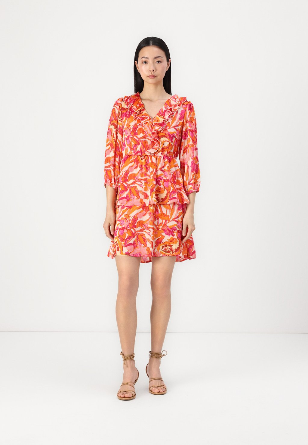 

Коктейльное платье / Вечернее платье VILISA V NECK SHORT DRESS VILA, розовый