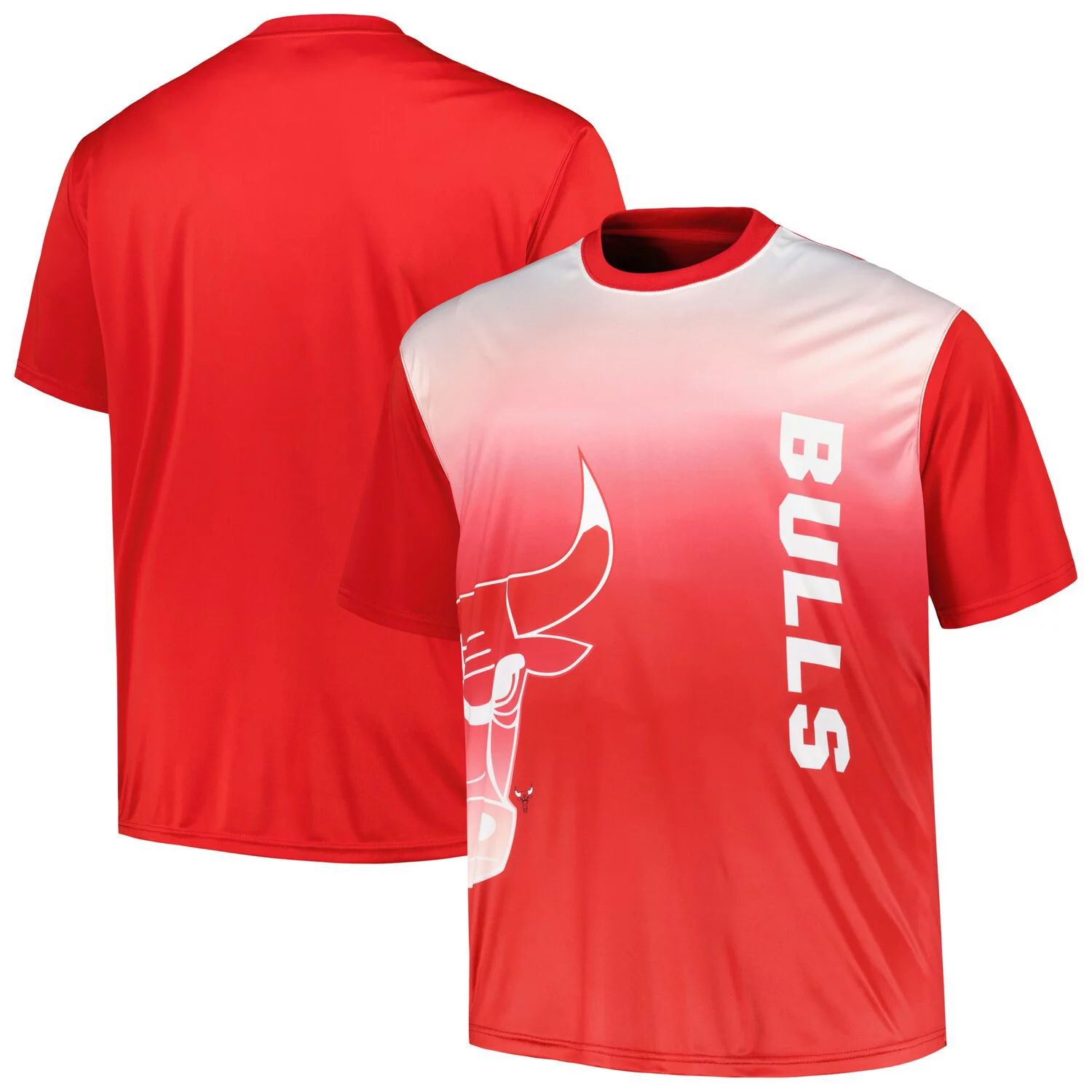 

Мужская сублимированная футболка Red Chicago Bulls Big & Tall Fanatics