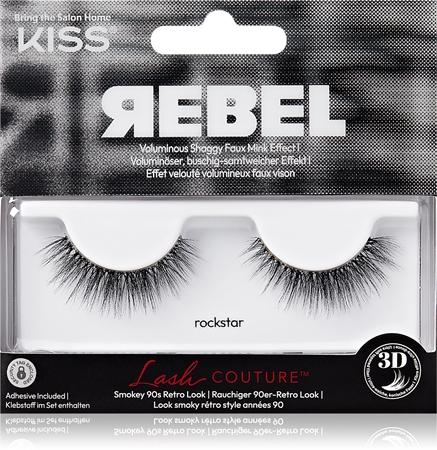 

Накладные ресницы KISS Rebel, Rockstar 2 szt.