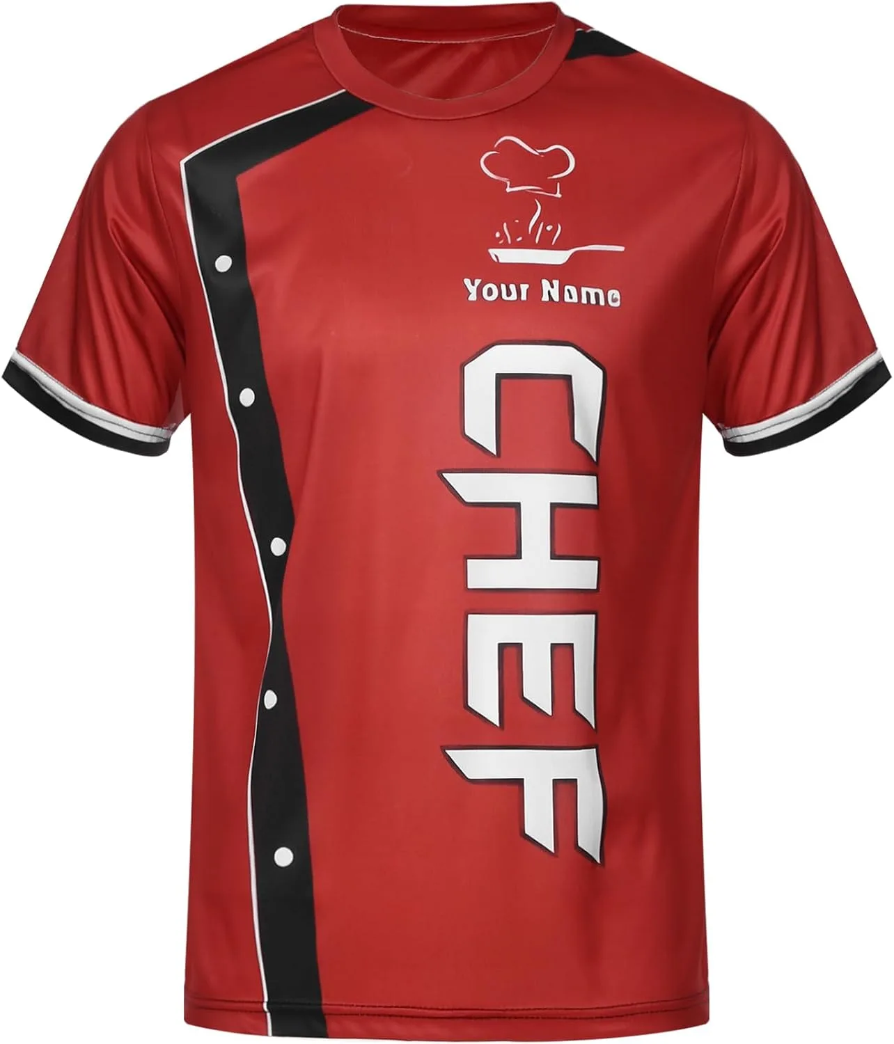 

Футболка TiaoBug с 3D-принтом "Funny Chef Cook"