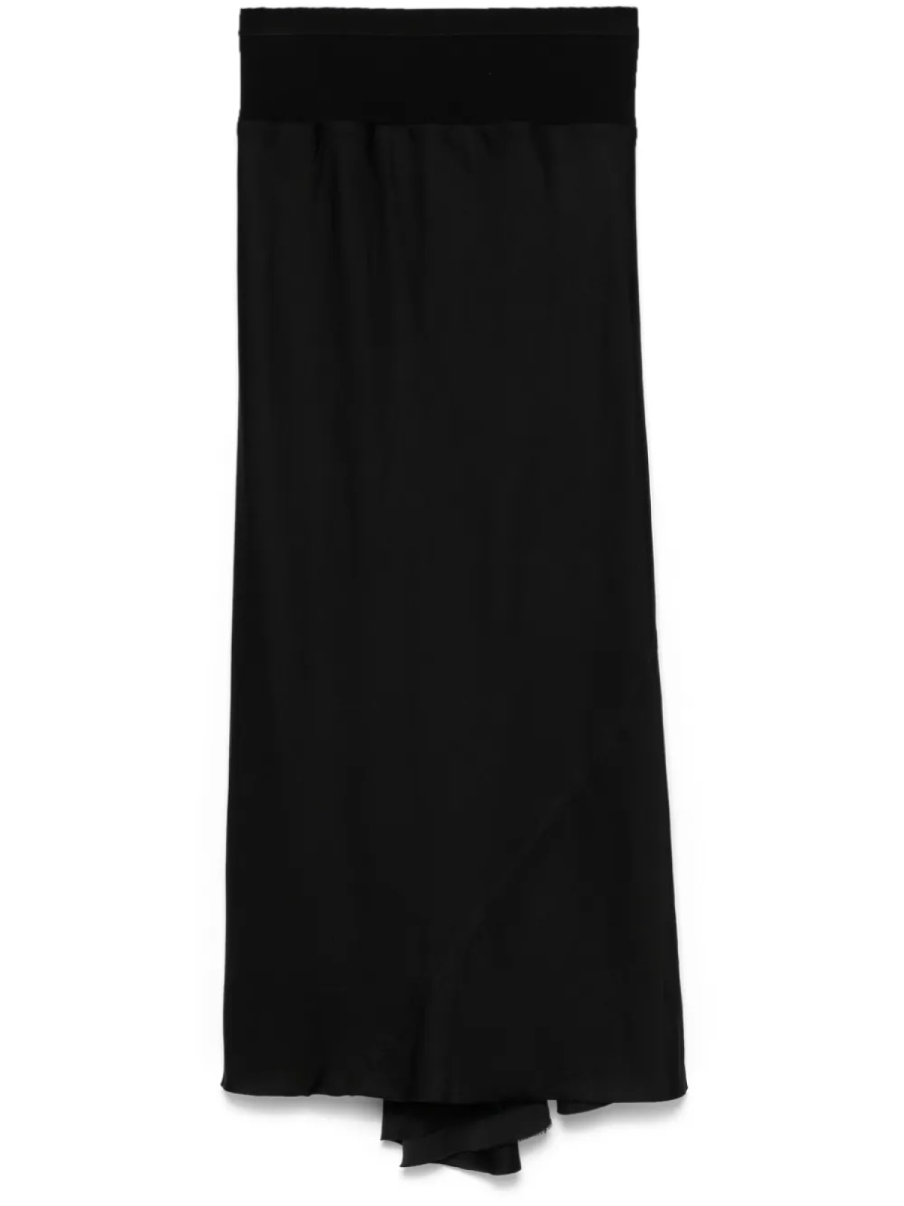 

Юбка миди по косой Rick Owens, черный