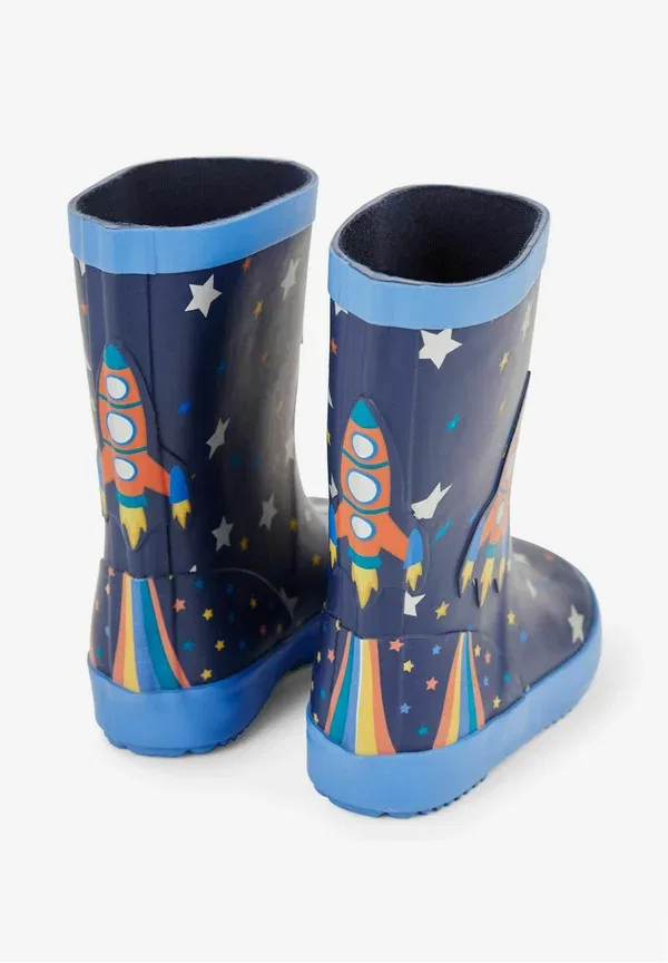 Детские туфли Jojo Maman Bébé, модель navy blue rocket, темно-синий — фото 4