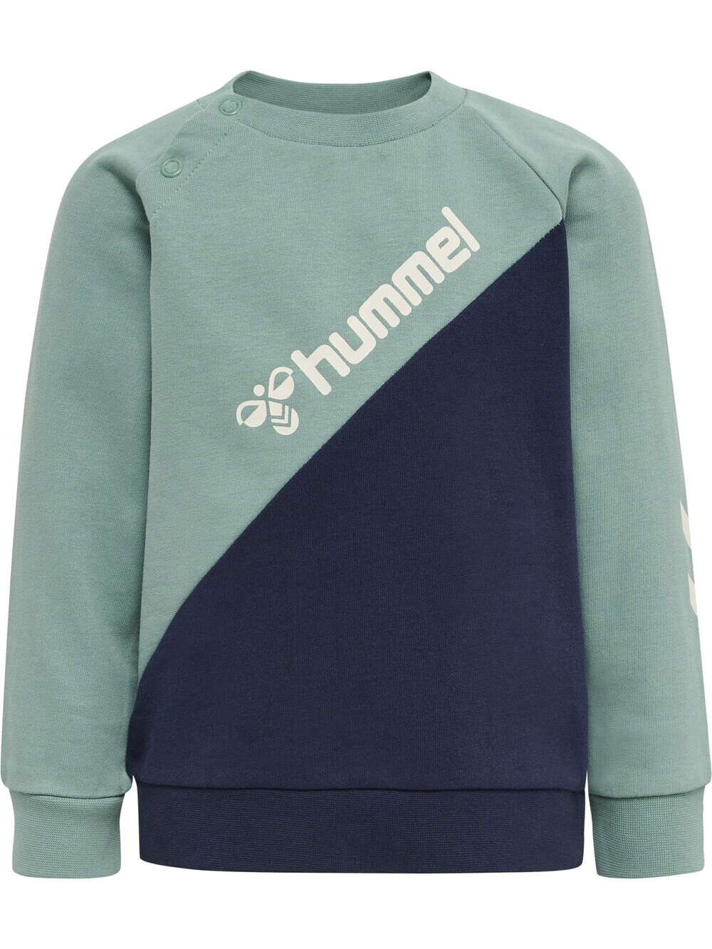 

Спортивная толстовка Hummel, темно-синий/пастельный зеленый