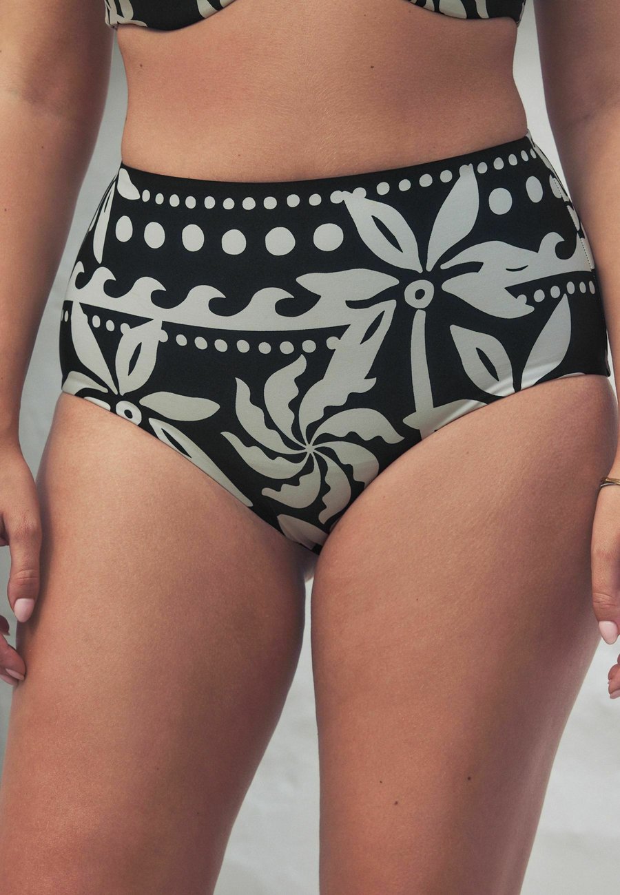 

Низ бикини Next HIGH WAIST FIT, Black White/Black