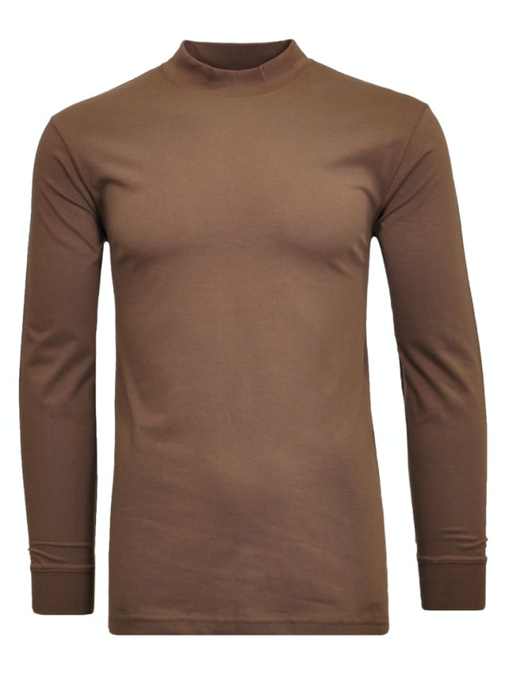 

Футболка с длинными рукавами коричневого цвета Ragman, Коричневый, Футболка с длинными рукавами коричневого цвета Ragman