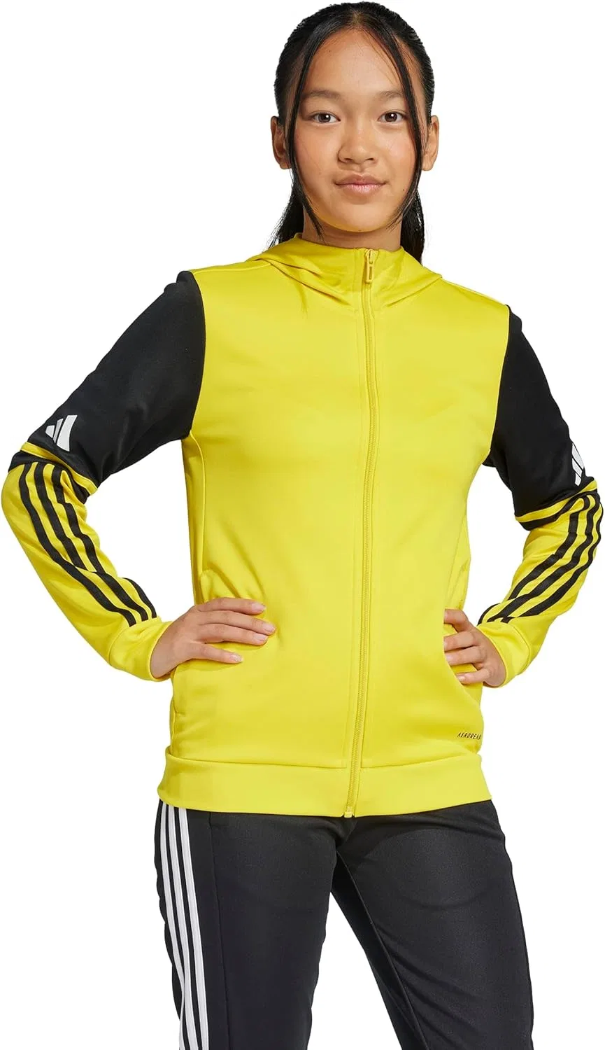 Детская худи adidas Squadra25, Team Yellow/Black/White — фото 3