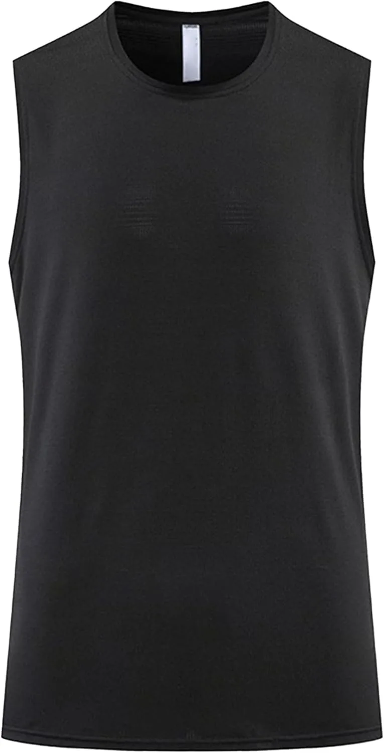 

Мужская футболка с круглым вырезом для бега и фитнеса, дышащая и быстросохнущая QOAAIE