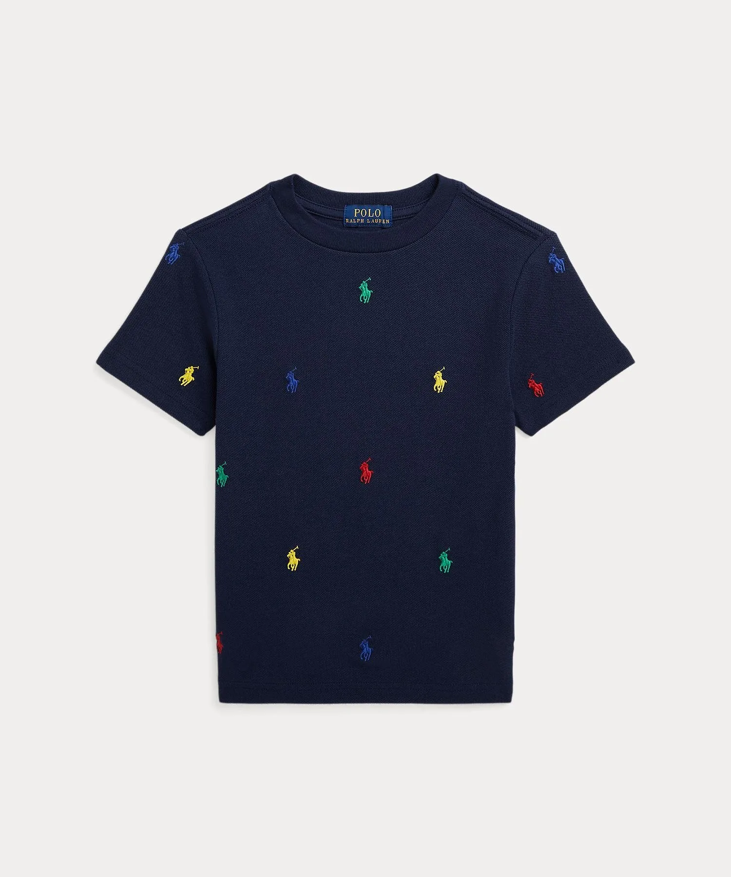 Футболка Polo Pony из хлопковой сетки (для мальчиков, от 2 до 7 лет) Polo Ralph Lauren, 410 Navy