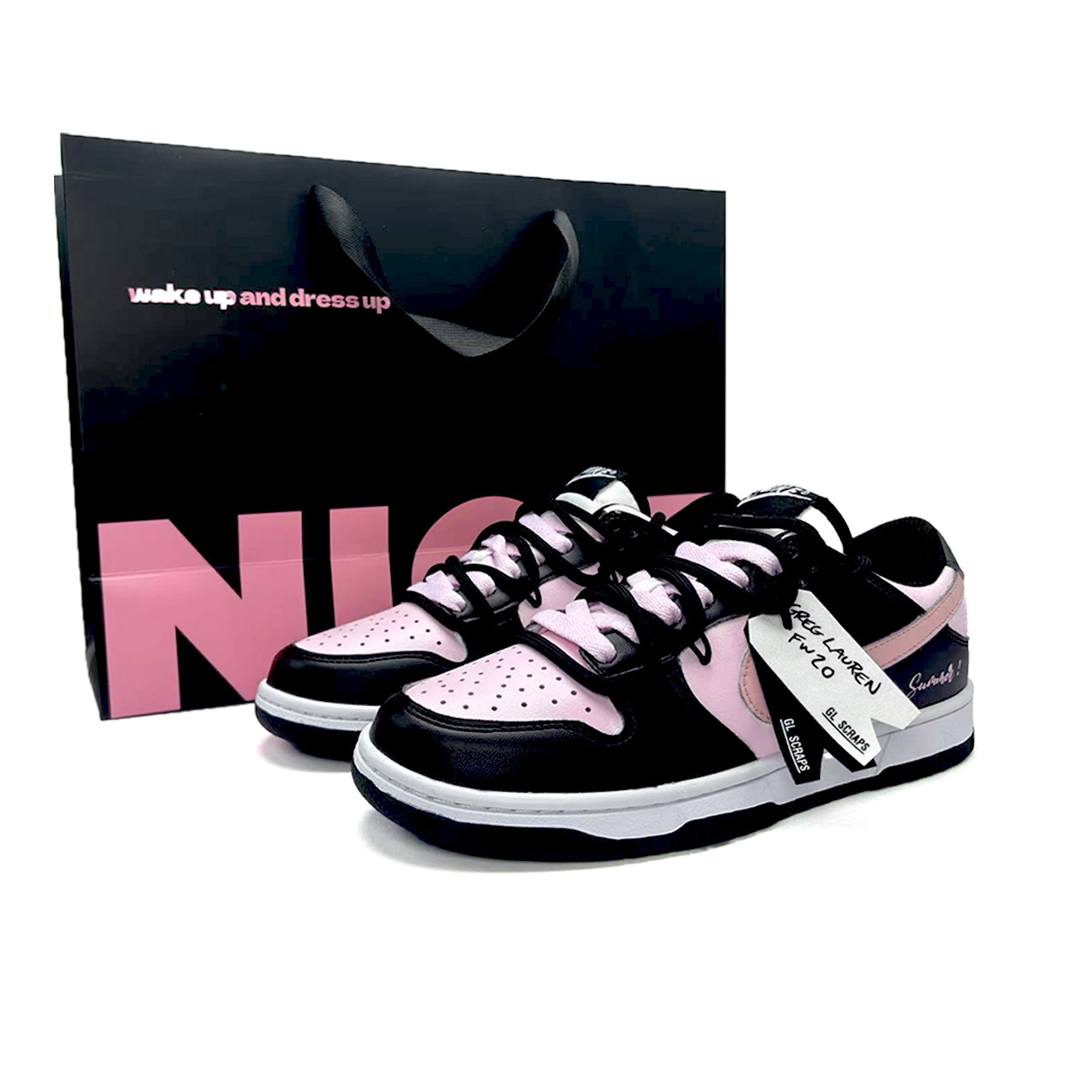 

Nike Детские кроссовки для скейтбординга Court Borough Pink Sunset с нескользящей подошвой и износостойкими подошвами для подростков