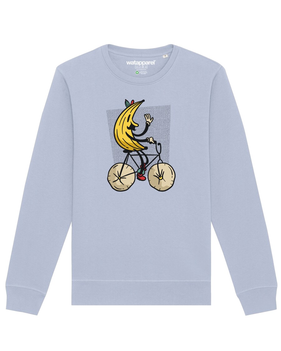 

Толстовка Watapparel Banana Rider, светло-синий