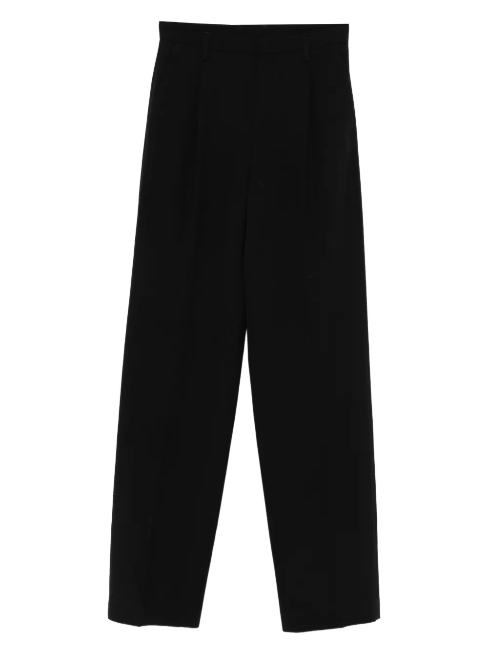 Брюки со складками Mm6 Maison Margiela, черный