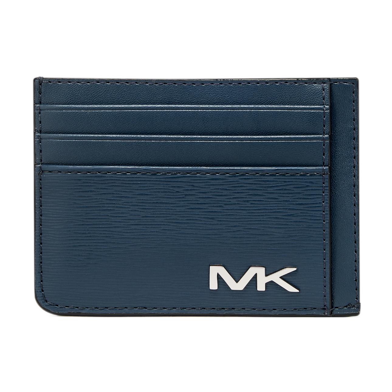 

MICHAEL KORS Кошелек MK Cooper для карт малого размера мужской black/pearl gray/marine blue, Голубой, MICHAEL KORS Кошелек MK Cooper для карт малого размера мужской black/pearl gray/marine blue